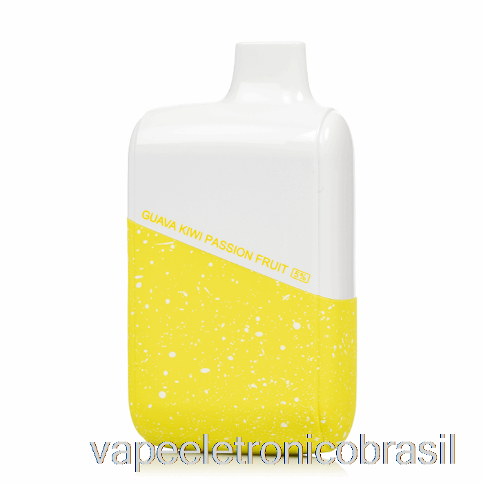 Vape Eletrônico Ijoy Bar Ic8000 Descartável Goiaba Kiwi Maracujá